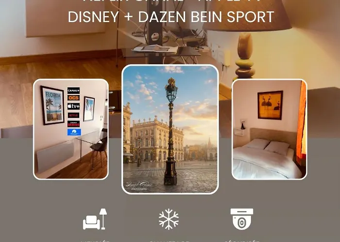 Apartament T2 Confort Tv 55' Avec Canal Series Netflix Dazen Bein Sport Apple Tv Ocs Paramount Prime Video *